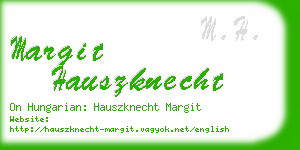 margit hauszknecht business card